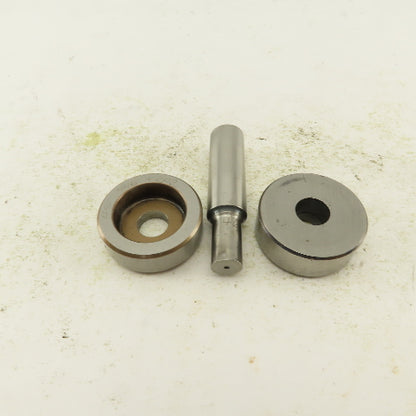 .446 + Tol Round Hole Die CNC Turret Punch Shank .6250 Lot Of 3