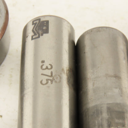 .375 + Tol Round Hole Die CNC Turret Punch Shank .6250 Lot Of 8