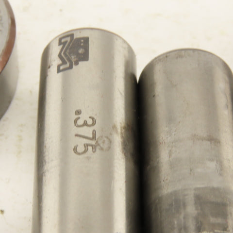 .375 + Tol Round Hole Die CNC Turret Punch Shank .6250 Lot Of 8