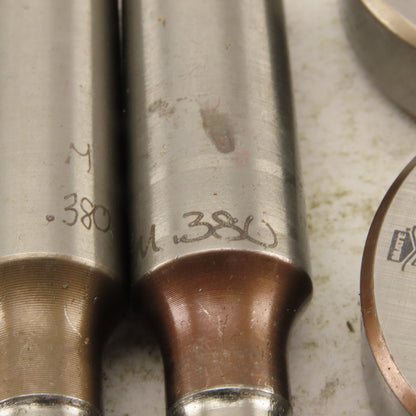 .380 + Tol Round Hole Die CNC Turret Punch Shank .6250 Lot Of 8