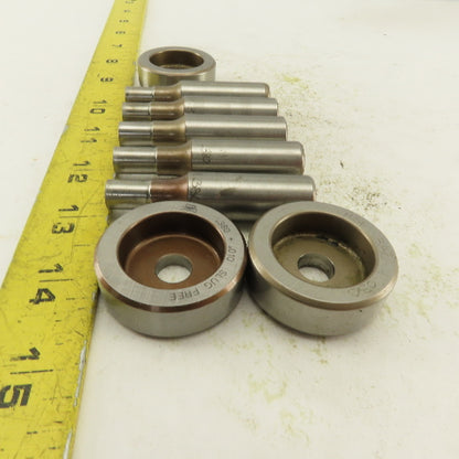 .380 + Tol Round Hole Die CNC Turret Punch Shank .6250 Lot Of 8