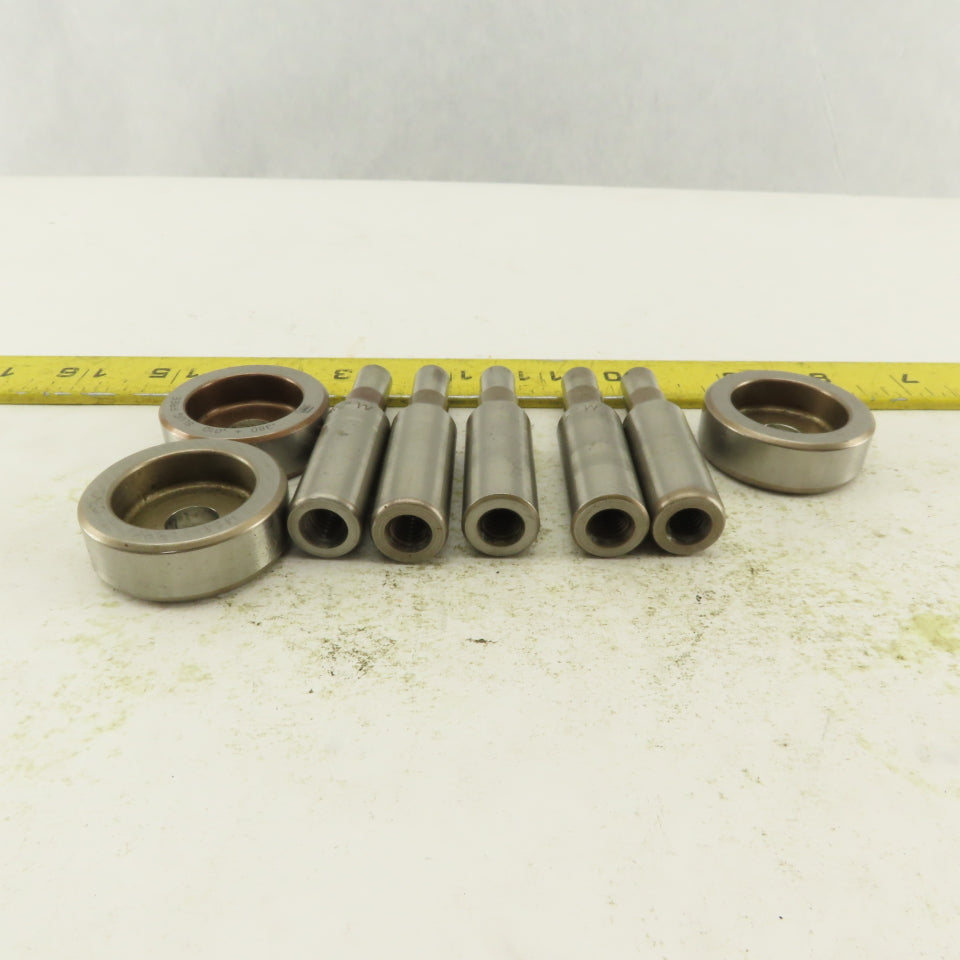 .380 + Tol Round Hole Die CNC Turret Punch Shank .6250 Lot Of 8