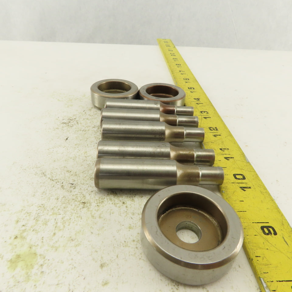 .380 + Tol Round Hole Die CNC Turret Punch Shank .6250 Lot Of 8