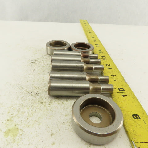.380 + Tol Round Hole Die CNC Turret Punch Shank .6250 Lot Of 8