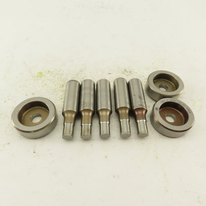 .380 + Tol Round Hole Die CNC Turret Punch Shank .6250 Lot Of 8