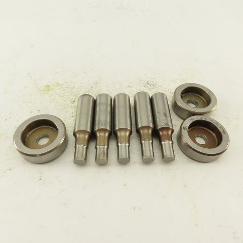 .380 + Tol Round Hole Die CNC Turret Punch Shank .6250 Lot Of 8