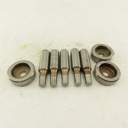 .380 + Tol Round Hole Die CNC Turret Punch Shank .6250 Lot Of 8