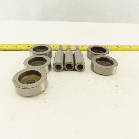 .343 + Tol Round Hole Die CNC Turret Punch Shank .625 Lot Of 8