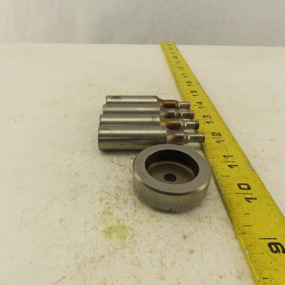 .250 + Tol Round Hole Die CNC Turret Punch Shank .625 Lot Of 5