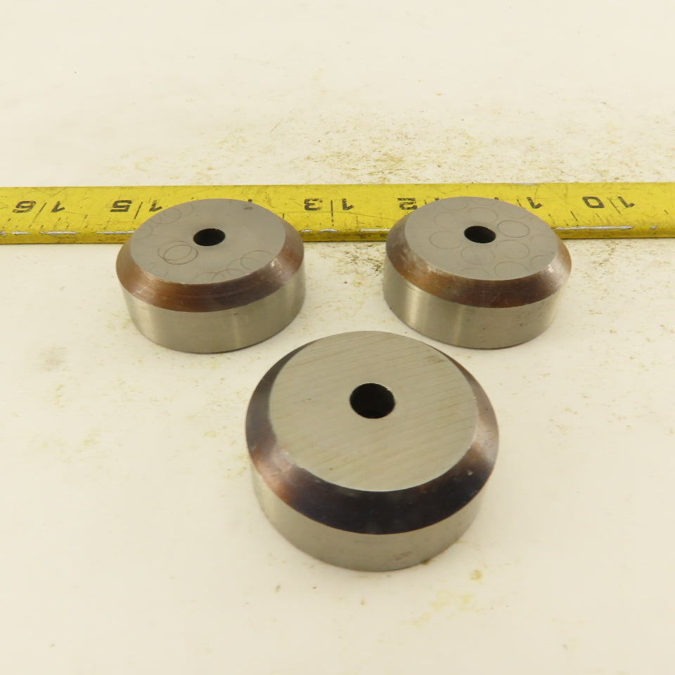 .252 + Tol Round Hole Die CNC Turret Punch Shank .625 Lot Of 4