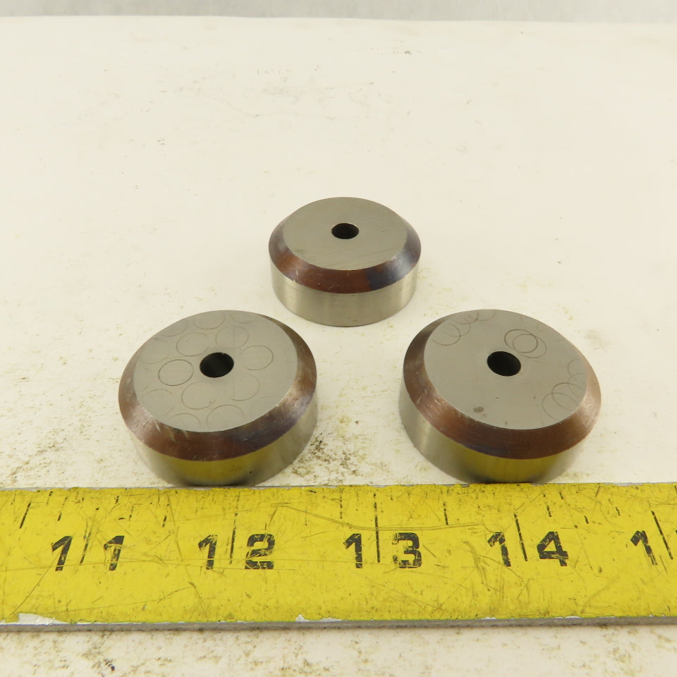 .252 + Tol Round Hole Die CNC Turret Punch Shank .625 Lot Of 4