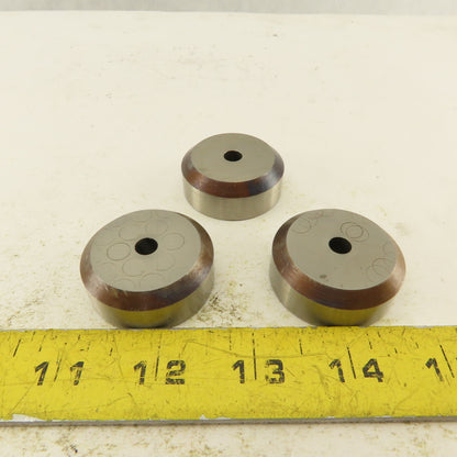 .252 + Tol Round Hole Die CNC Turret Punch Shank .625 Lot Of 4