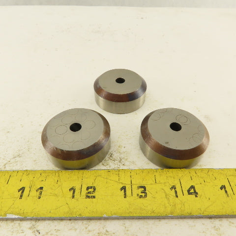 .252 + Tol Round Hole Die CNC Turret Punch Shank .625 Lot Of 4