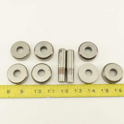 .547 + Tol Round Hole Die CNC Turret Punch Shank .625 Lot Of 9