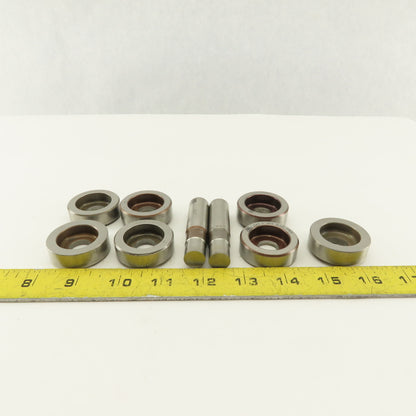 .547 + Tol Round Hole Die CNC Turret Punch Shank .625 Lot Of 9