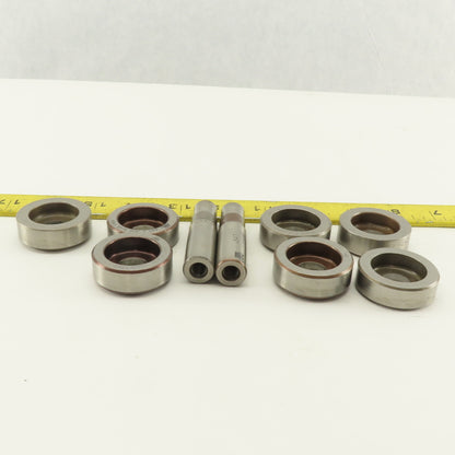.547 + Tol Round Hole Die CNC Turret Punch Shank .625 Lot Of 9