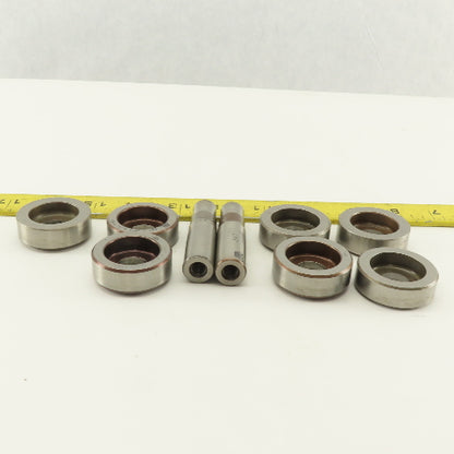 .547 + Tol Round Hole Die CNC Turret Punch Shank .625 Lot Of 9