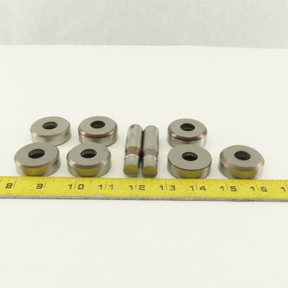 .547 + Tol Round Hole Die CNC Turret Punch Shank .625 Lot Of 9
