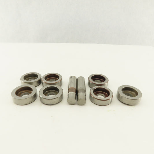 .547 + Tol Round Hole Die CNC Turret Punch Shank .625 Lot Of 9