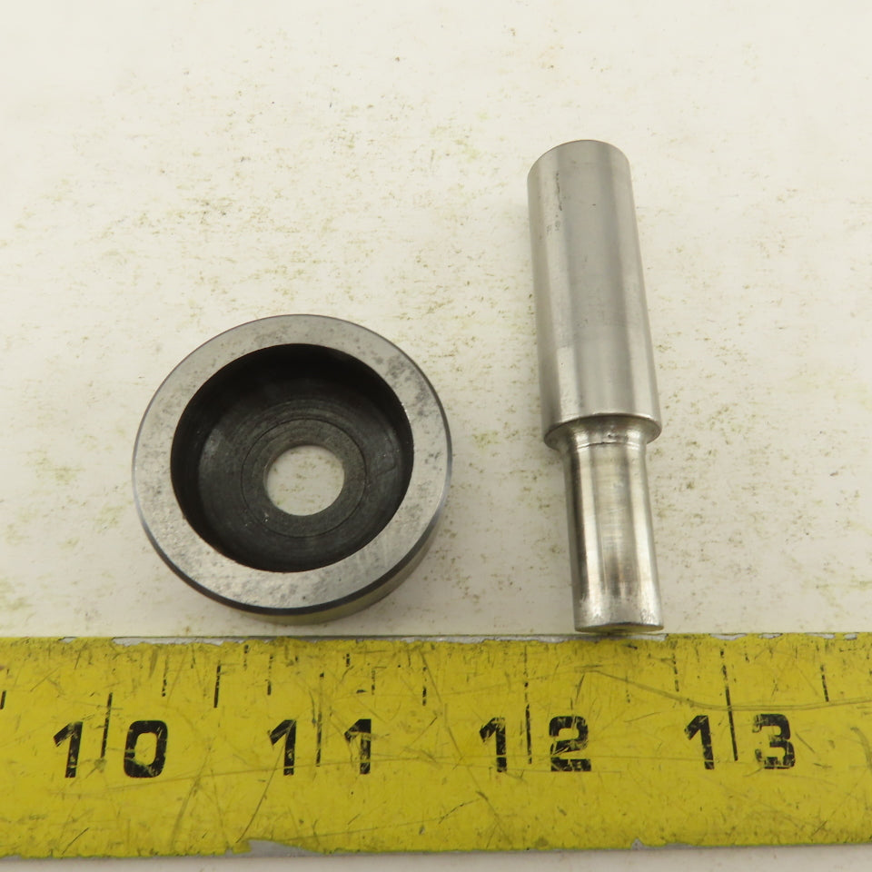 .421 + .010 Round Hole Die CNC Turret Punch Shank .625 Lot Of 2
