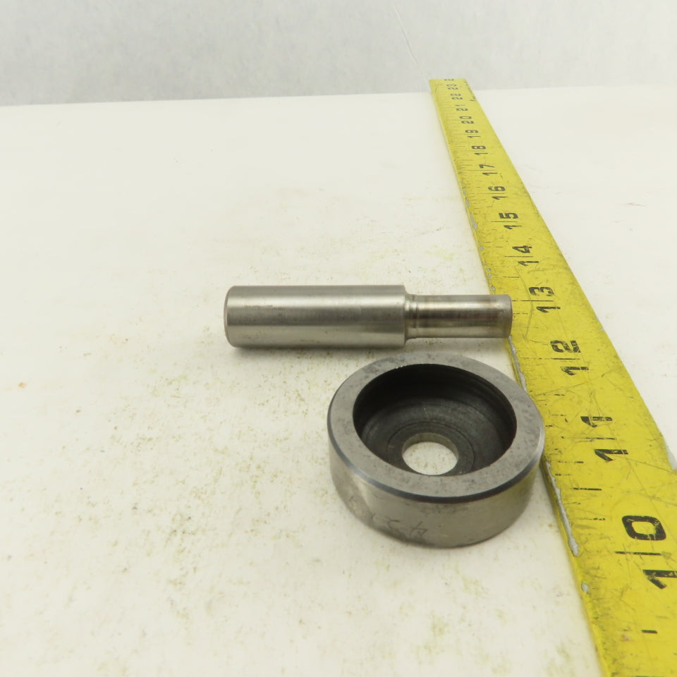 .421 + .010 Round Hole Die CNC Turret Punch Shank .625 Lot Of 2