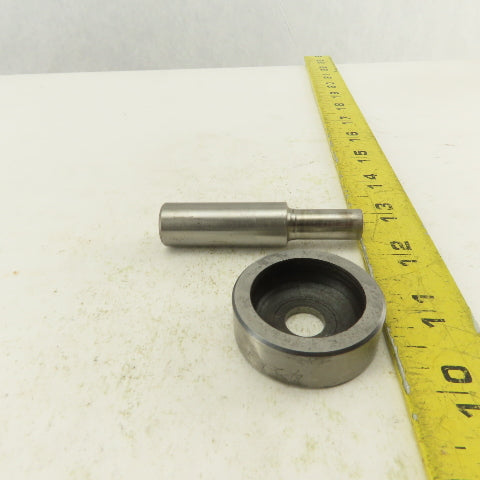 .421 + .010 Round Hole Die CNC Turret Punch Shank .625 Lot Of 2