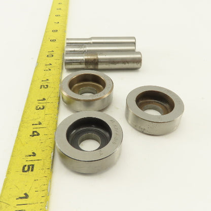 .531 Tol Round Hole Die CNC Turret Punch Shank .625 Lot Of 6