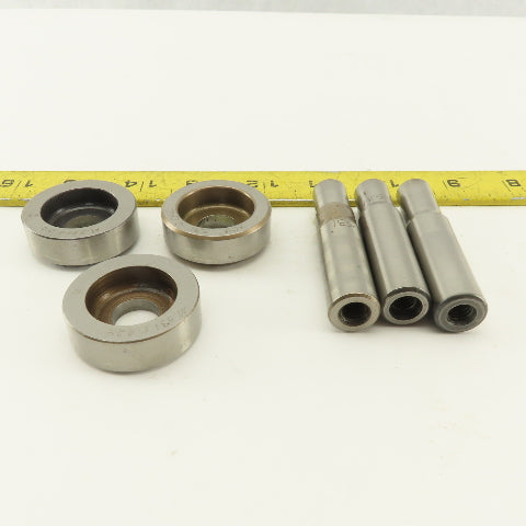 .531 Tol Round Hole Die CNC Turret Punch Shank .625 Lot Of 6