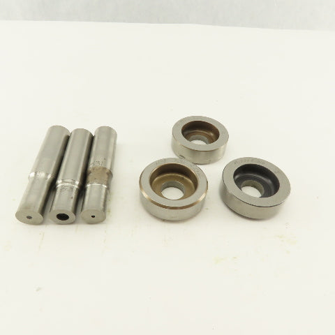 .531 Tol Round Hole Die CNC Turret Punch Shank .625 Lot Of 6