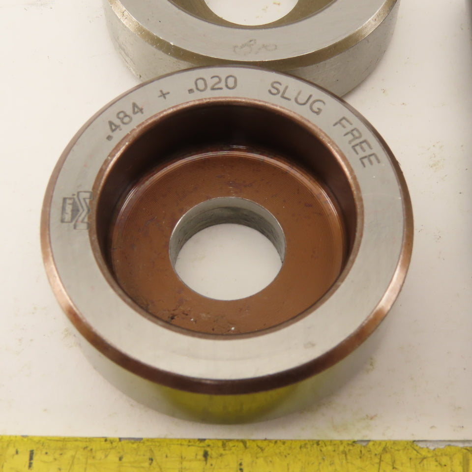 .484 +Tol Round Hole Die CNC Turret Punch Shank .625 Lot Of 8