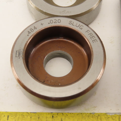 .484 +Tol Round Hole Die CNC Turret Punch Shank .625 Lot Of 8
