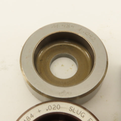 .484 +Tol Round Hole Die CNC Turret Punch Shank .625 Lot Of 8