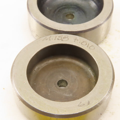 .153 +Tol Round Hole Die CNC Turret Punch Shank .625 Lot Of 11