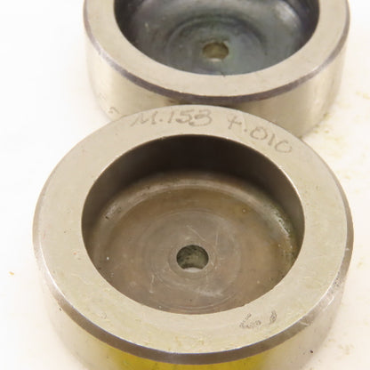 .153 +Tol Round Hole Die CNC Turret Punch Shank .625 Lot Of 11