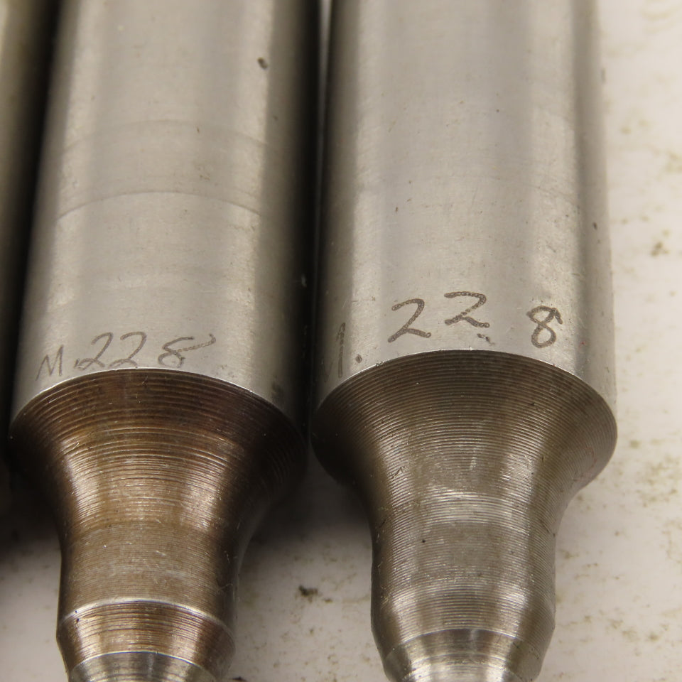 .288 + Tol  Round Hole Die CNC Turret Punch Shank .625 Lot Of 8