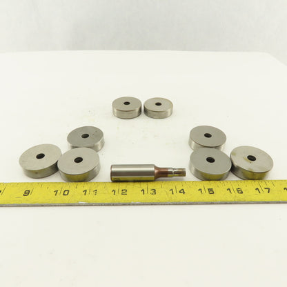 .312 + Tol Round Hole Die CNC Turret Punch Shank .625 Lot Of 9