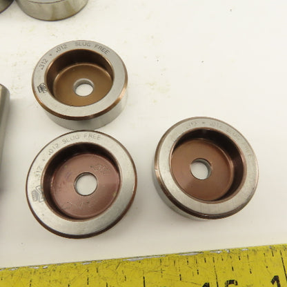 .312 + Tol Round Hole Die CNC Turret Punch Shank .625 Lot Of 9