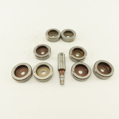 .312 + Tol Round Hole Die CNC Turret Punch Shank .625 Lot Of 9