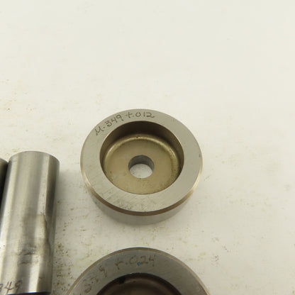 .391 + .012 Round Hole Die CNC Turret Punch Shank .625 Lot Of 2