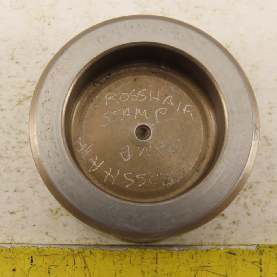 CNC Turret Steel Sheet Material Round Die Blank For 1.562 Holder Slug Relief