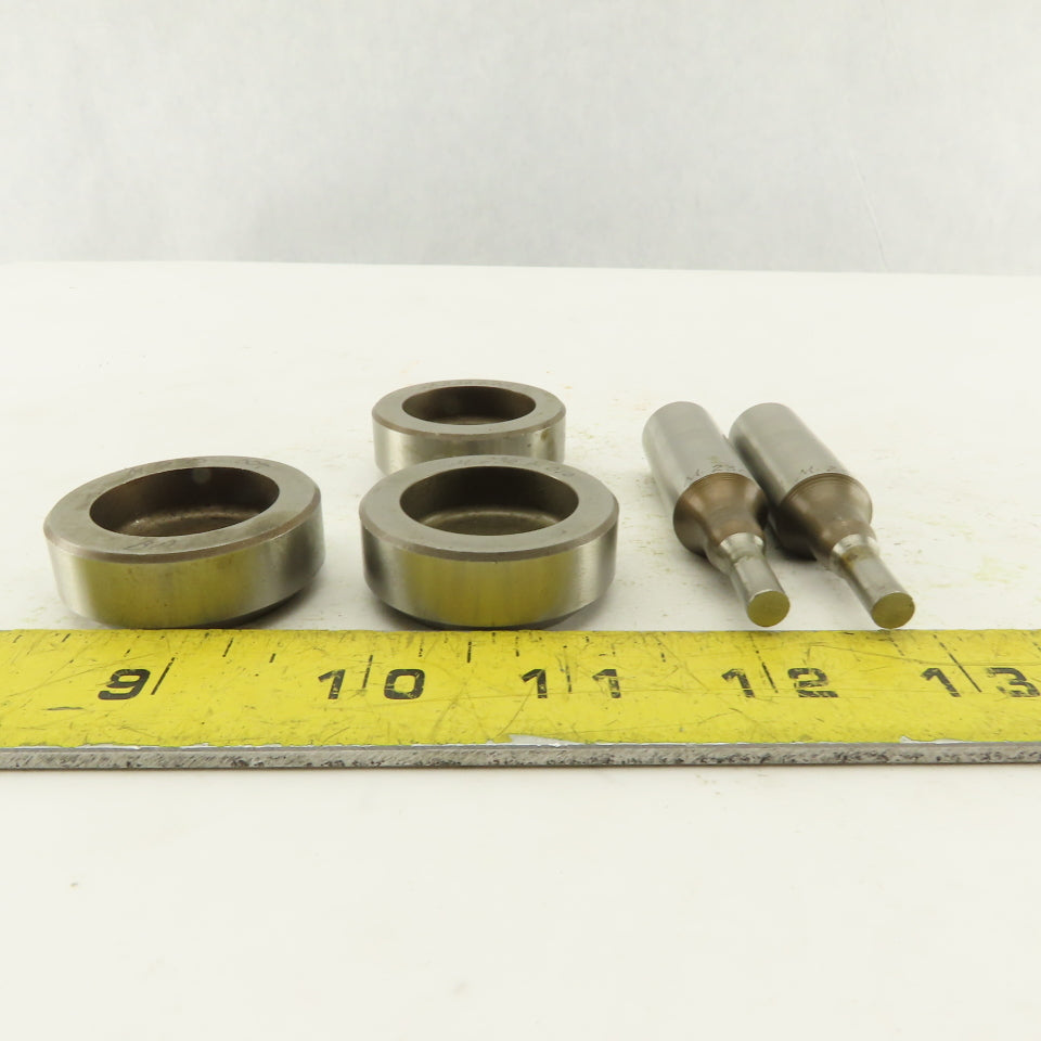 .230 + Tol Round Hole Die CNC Turret Punch Shank .625 Lot Of 5