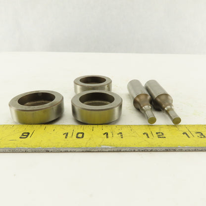 .230 + Tol Round Hole Die CNC Turret Punch Shank .625 Lot Of 5