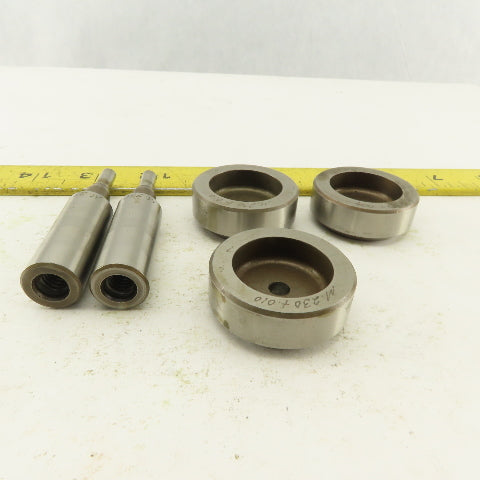 .230 + Tol Round Hole Die CNC Turret Punch Shank .625 Lot Of 5