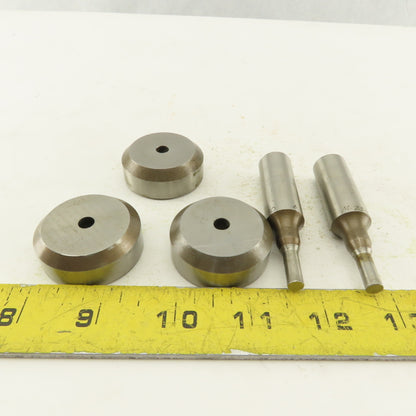 .230 + Tol Round Hole Die CNC Turret Punch Shank .625 Lot Of 5