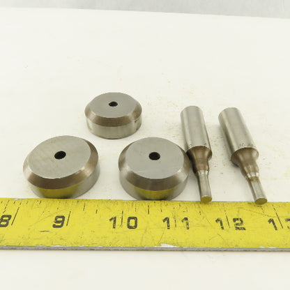 .230 + Tol Round Hole Die CNC Turret Punch Shank .625 Lot Of 5