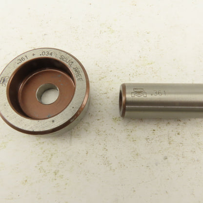 Mate .361 +.034  Round Hole Die CNC Turret Punch Shank .625 Lot Of 2