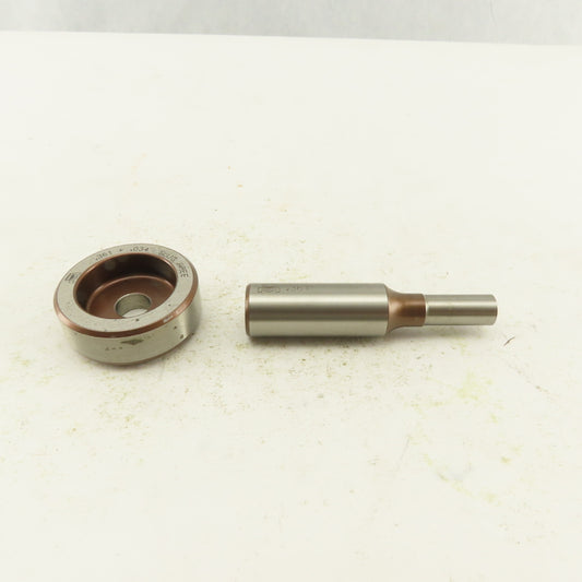 Mate .361 +.034  Round Hole Die CNC Turret Punch Shank .625 Lot Of 2