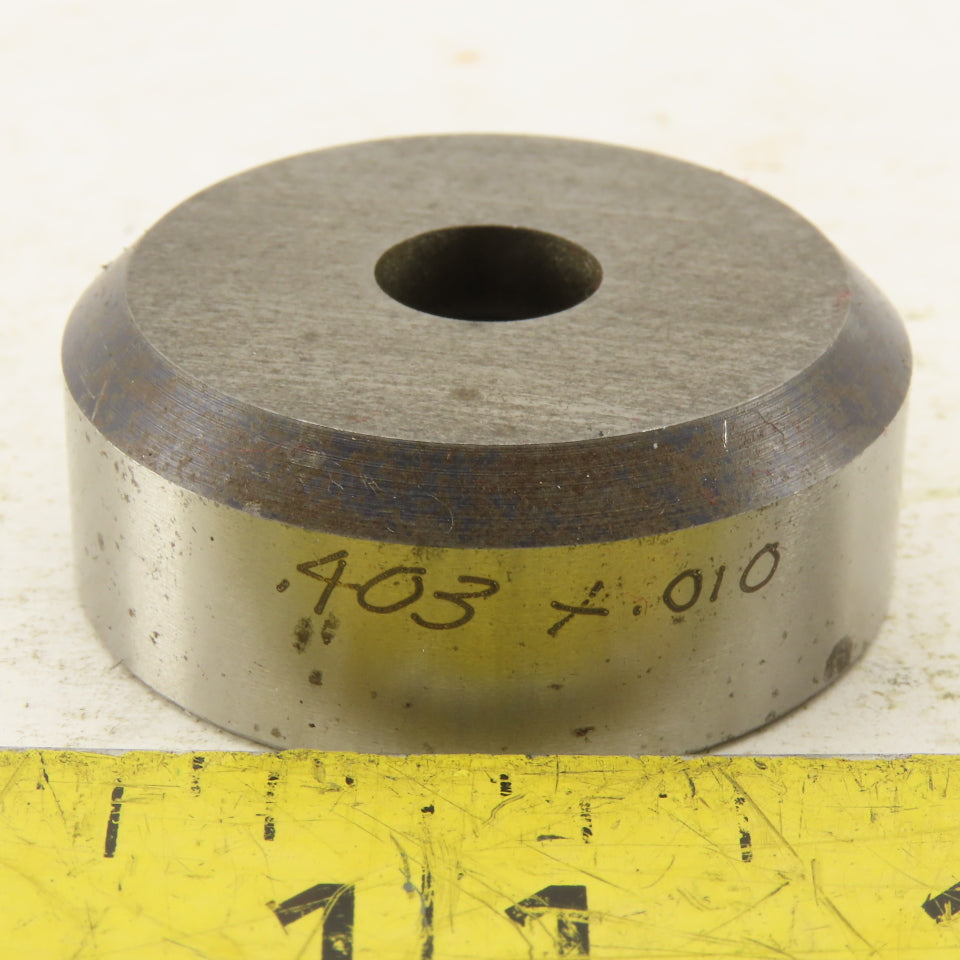 .403 +.010  Round Hole Die CNC Turret Punch Shank .625 Lot Of 2