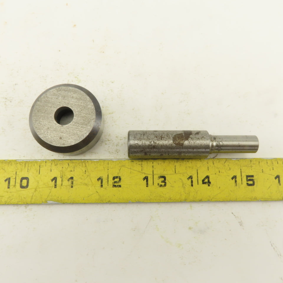 .403 +.010  Round Hole Die CNC Turret Punch Shank .625 Lot Of 2