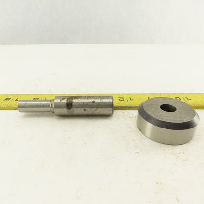 .403 +.010  Round Hole Die CNC Turret Punch Shank .625 Lot Of 2
